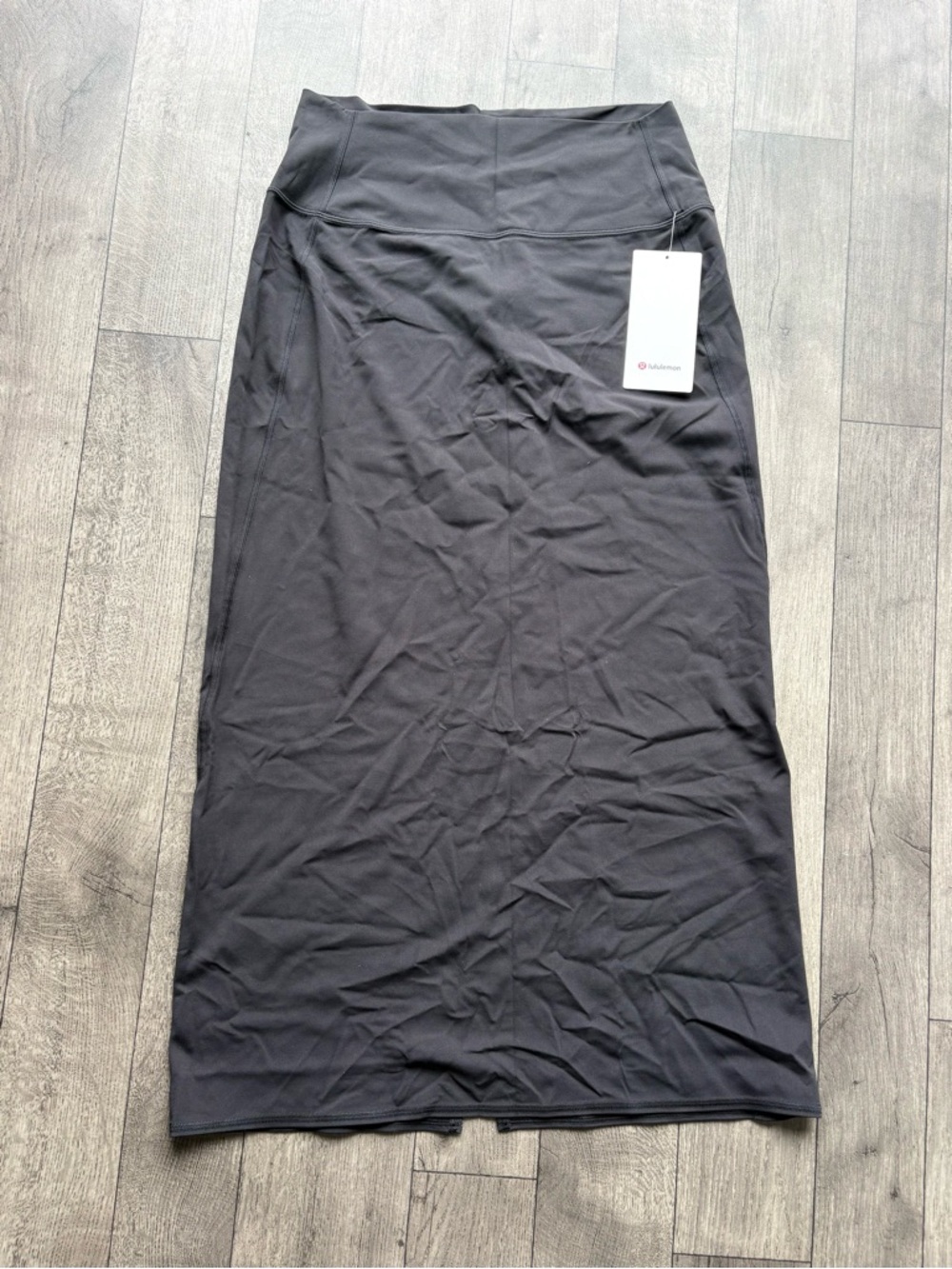 Black Lululemon Nulu slim-fit HR maxi skirt - Picture 6 of 6